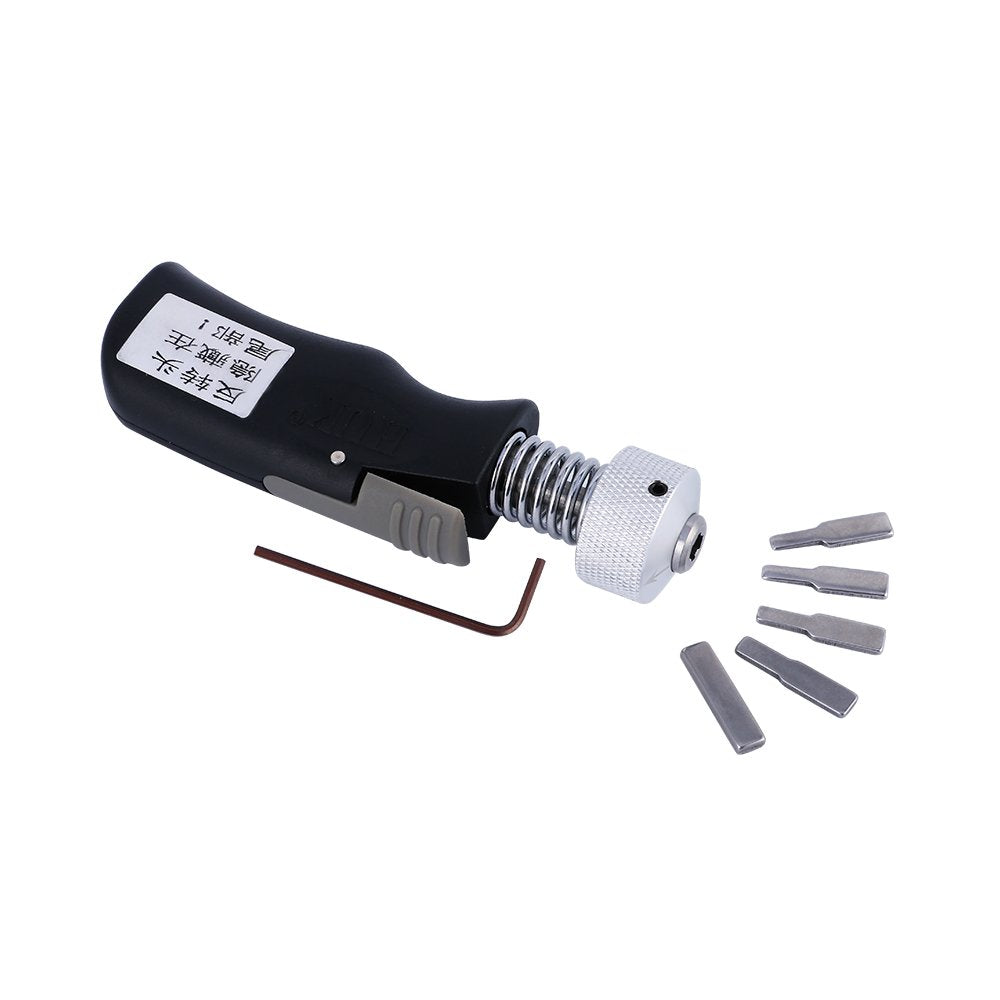 HUK Straight Shank Civil Plug Spinner Quick Turning Tools Locksmith Tool, 180℃ Lock Pick Plug Spinner, Turning Lock Opener Tool