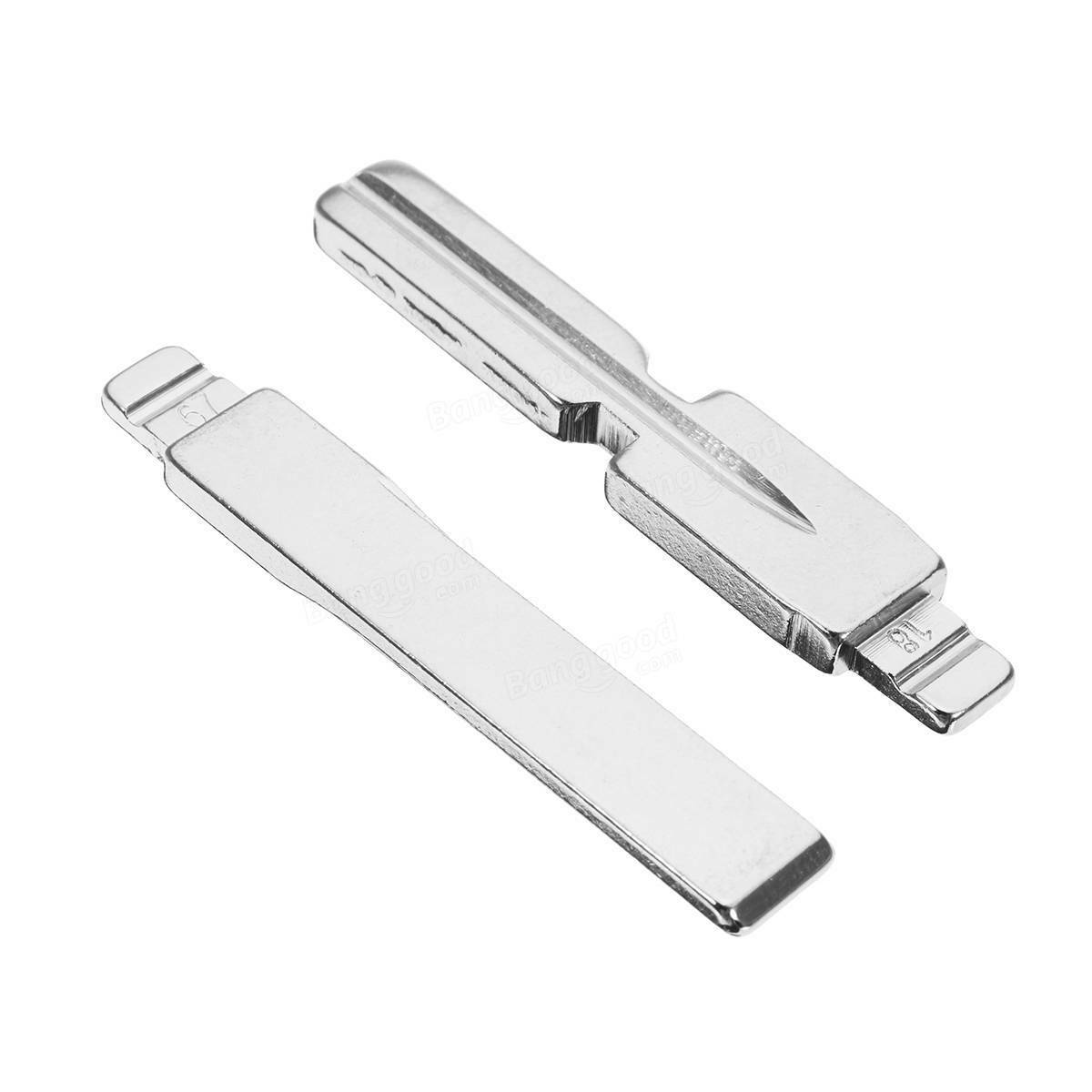 24pcs/lot Metal Blank Uncut Flip KD Remote Key Blades For KD900 Remotes KD B series NB Series Remote Control Locksmith Tool