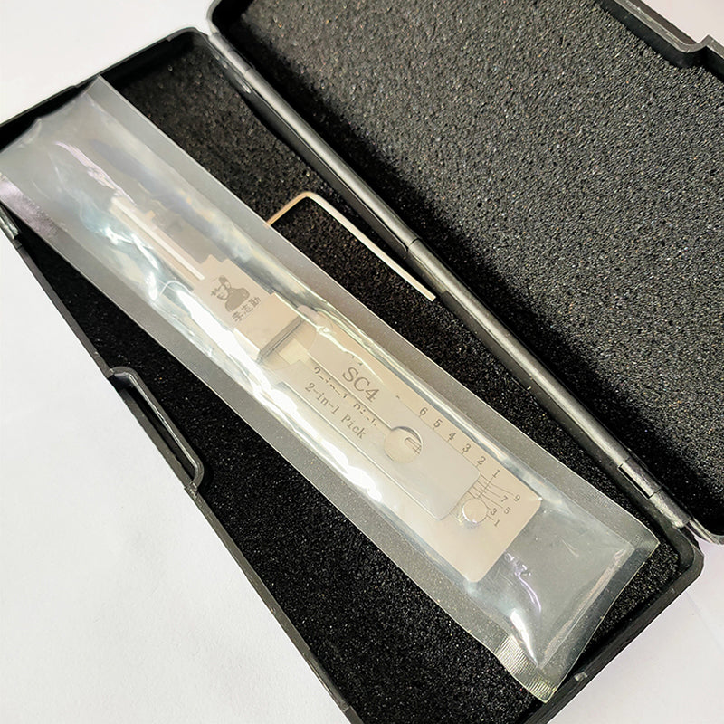 SC4 Original Lishi Lock Pick Key Decoder Reader Locksmith Tool for Schlage SC4