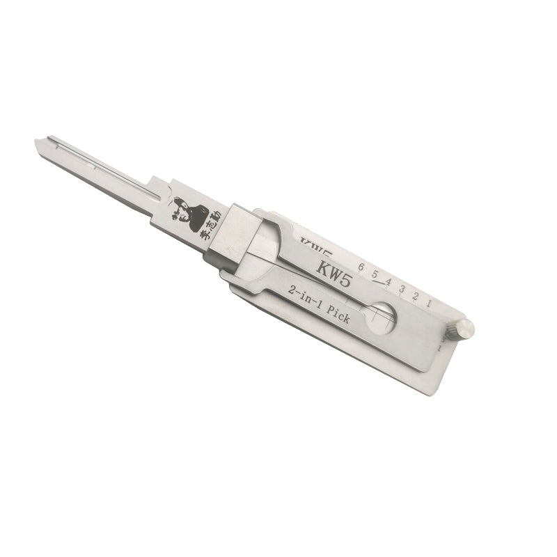 KW5 Original Lishi Lock Pick Key Decoder Reader Locksmith Tool for Kwikset and several other companies.