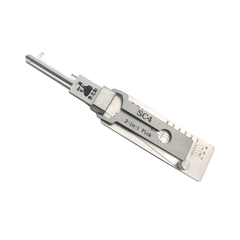 SC4 Original Lishi Lock Pick Key Decoder Reader Locksmith Tool for Schlage SC4