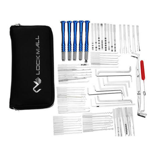 81 in 1 Stainless Steel Single Hook Kit Locksmith Tools Set Professional Locksmith Tool Lock Opener Lock Pick Set
