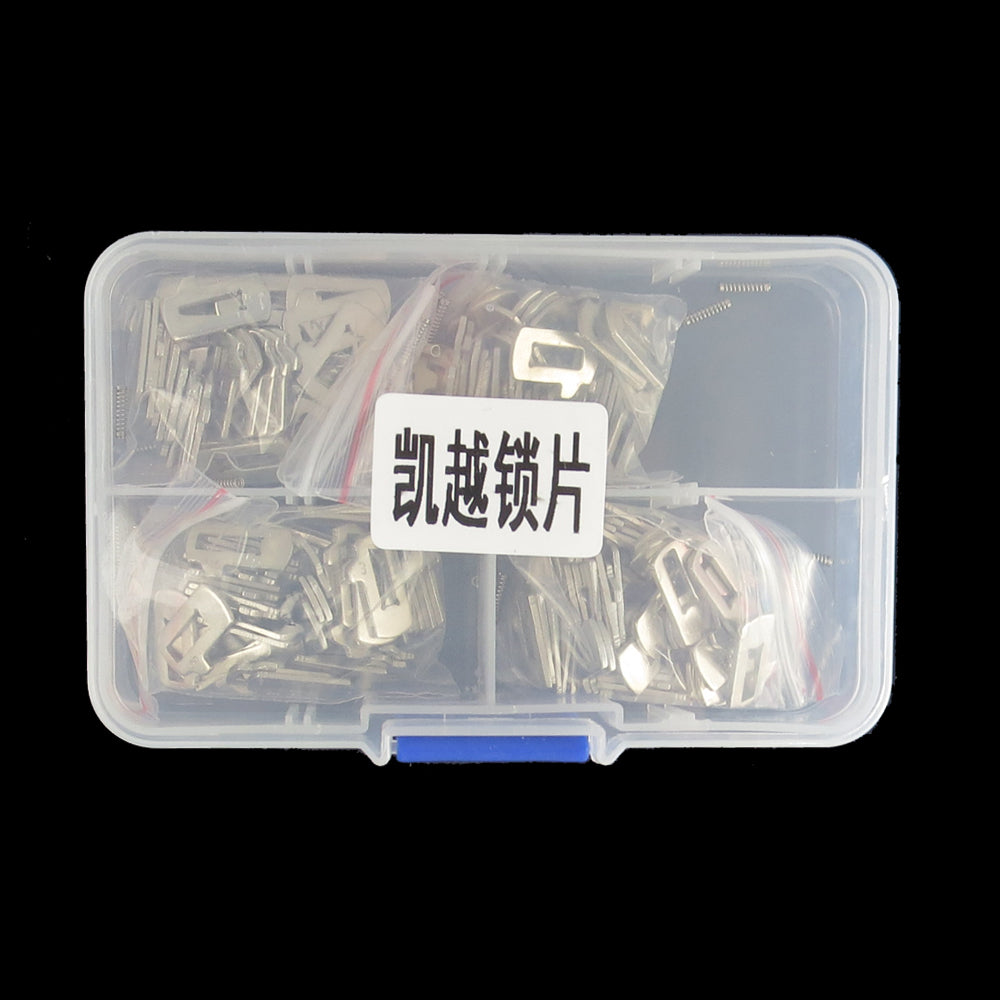 200pcs/lot Car Lock Reed Locking Plate For Buick Excelle (4 Types Each 50pcs) Key Lock Repair Accessories Copper Keying Kit, Car Lock Reed Lock Plate Auto Lock Repair Locksmith Supplies
