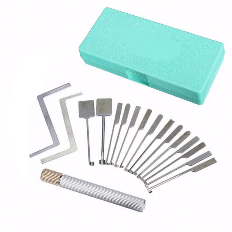 DANIU 14Pcs Auto Dimple Lock Pick Kaba Lock Opener Locksmith Tool Locksmith Tool Lock Opener