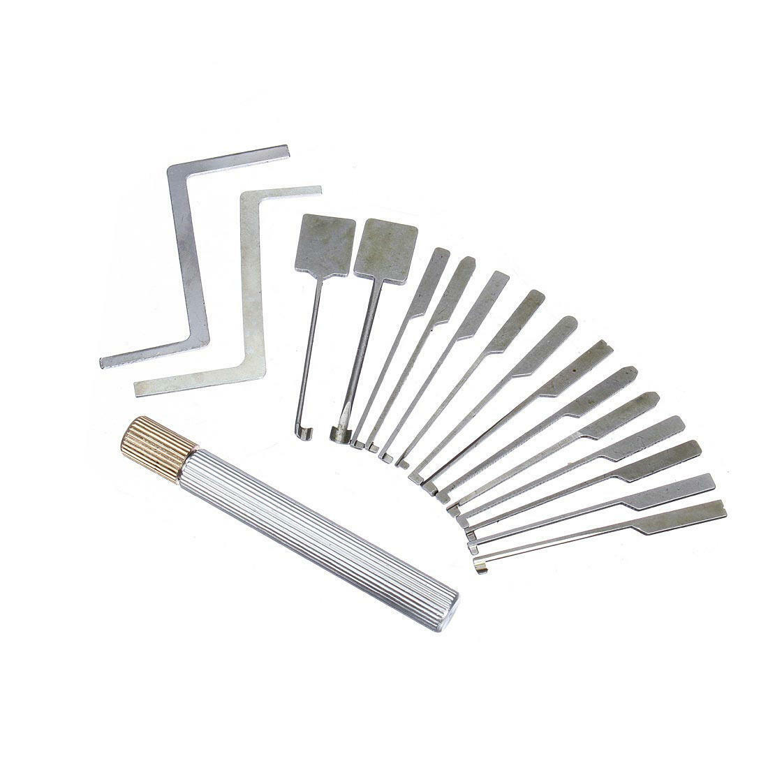 DANIU 14Pcs Auto Dimple Lock Pick Kaba Lock Opener Locksmith Tool Locksmith Tool Lock Opener