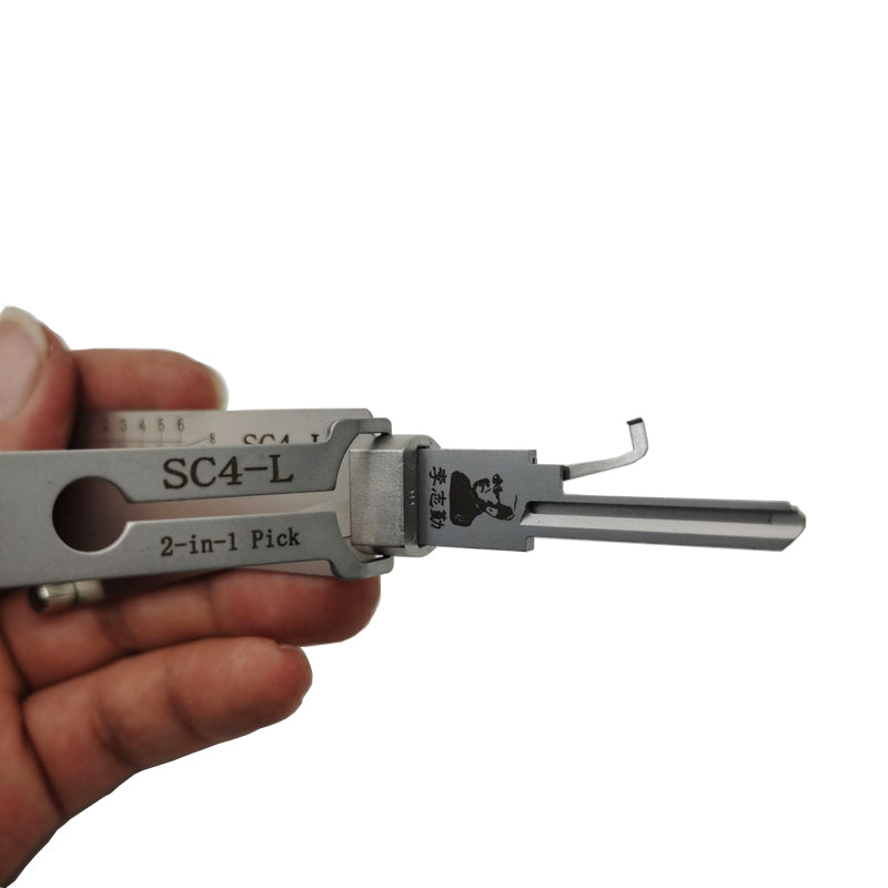 Lishi Lock Pick SC1, SC4, C123/S123, KW1, KW5, R52, AM5, M1/MS2, BE2-6/7 Original Key Decoder Reader Locksmith Tool