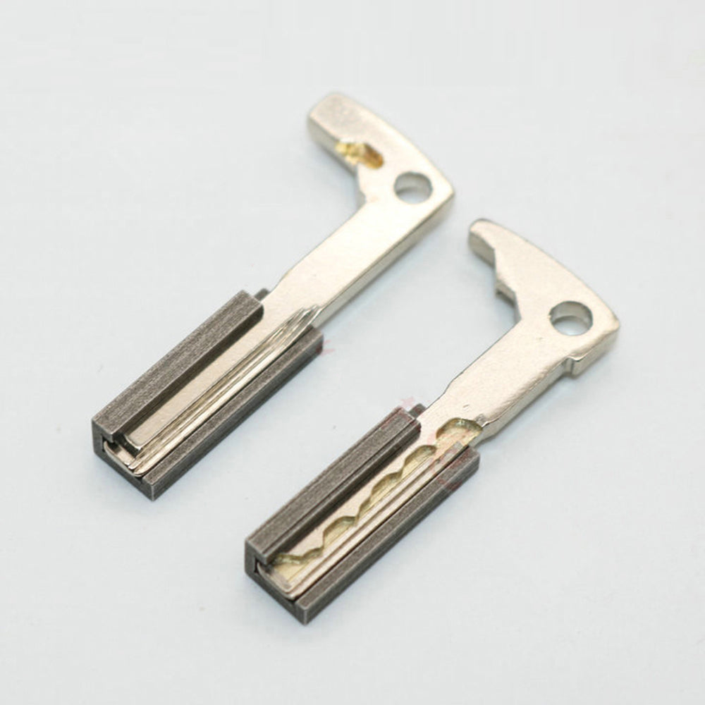 A pair HU64 Duplicating Fixture Clamp For Mercedes Benz Key Blank Key Cutting Machine Accessories Key Cutter Machine Part
