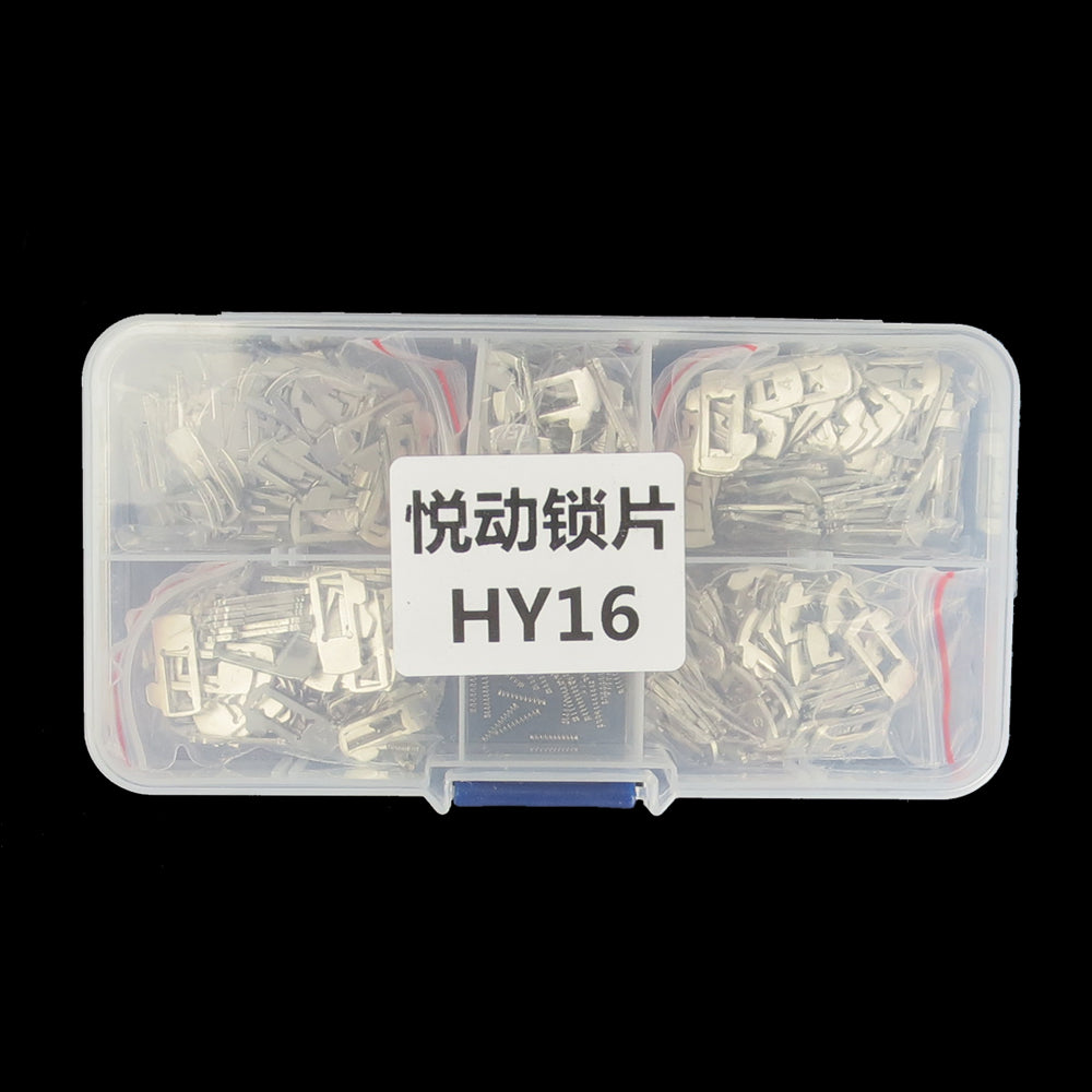 200pcs/lot HY16 Car Lock Reed Locking Plate For Hyundai Elantra For Kia K2 K3 Forte Key Lock Repair Accessories Copper Keying Kit, Car Lock Reed Lock Plate Auto Lock Repair Locksmith Supplies