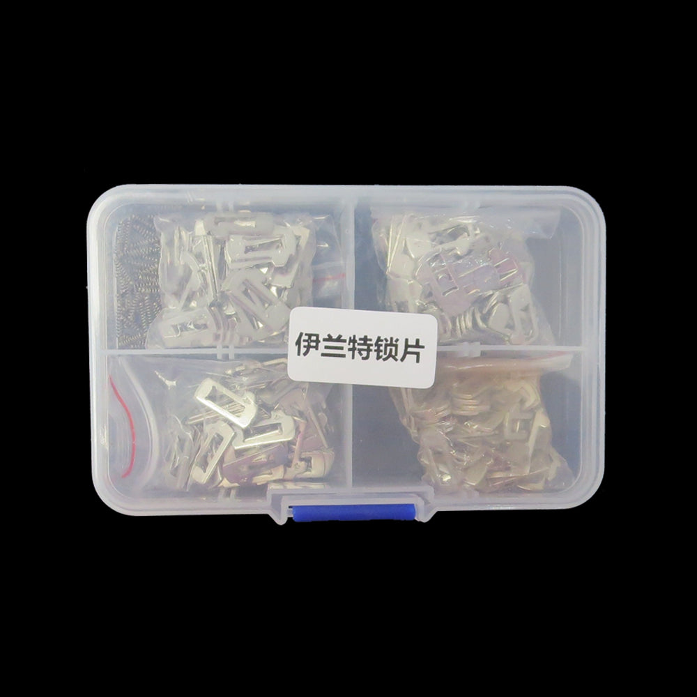 200pcs/lot HYN11 Car Lock Reed Locking Plate For Hyundai Elantra NO 1.2.3.4 Each 50PCS Key Lock Repair Accessories Copper Keying Kit, Car Lock Reed Lock Plate Auto Lock Repair Locksmith Supplies