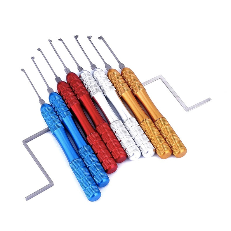 10pcs Tools HUK 8 Cut Premium Tibbe Pick and Decoder Tibbe LockPick Locksmith Tools for Ford black box /Lot