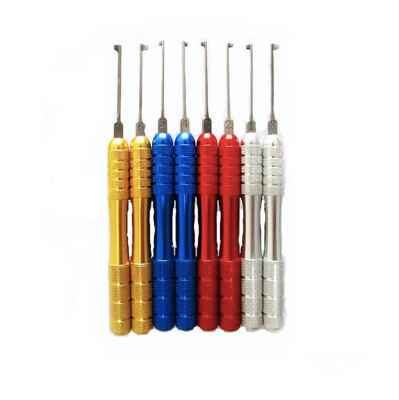 10pcs Tools HUK 8 Cut Premium Tibbe Pick and Decoder Tibbe LockPick Locksmith Tools for Ford black box /Lot