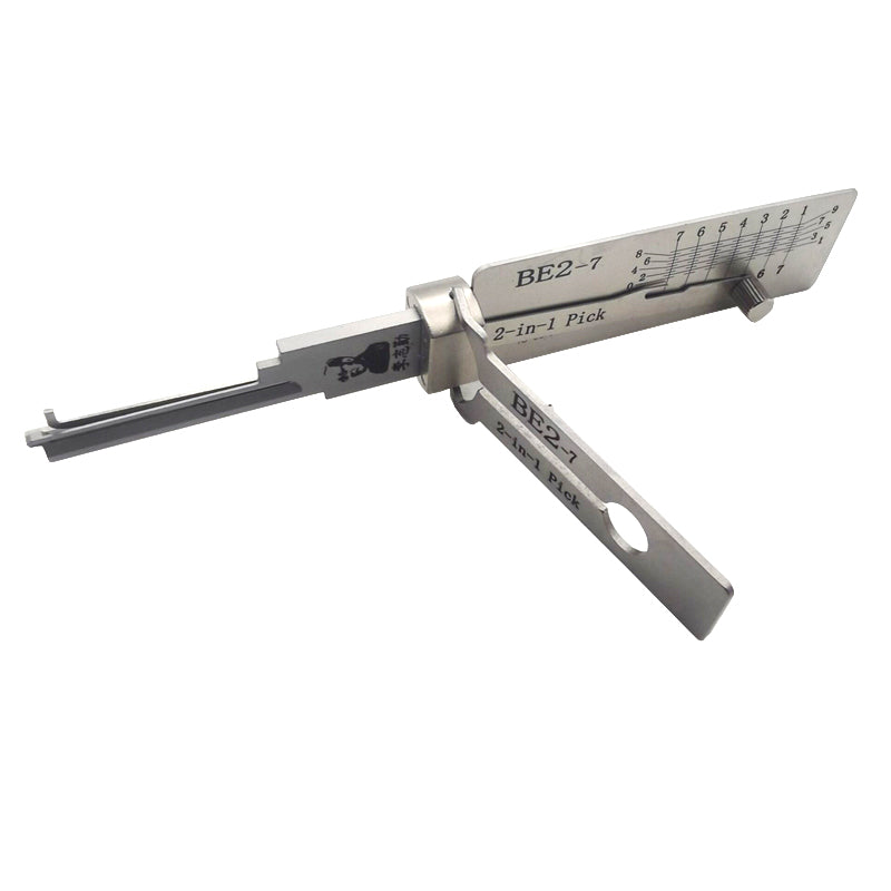 BE2-7 Original Lishi Lock Pick Key Decoder Reader Locksmith Tool for Best SFIC BE2 (7 Pin)