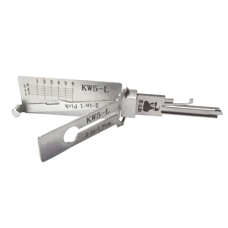 Lishi Lock Pick SC1, SC4, C123/S123, KW1, KW5, R52, AM5, M1/MS2, BE2-6/7 Original Key Decoder Reader Locksmith Tool