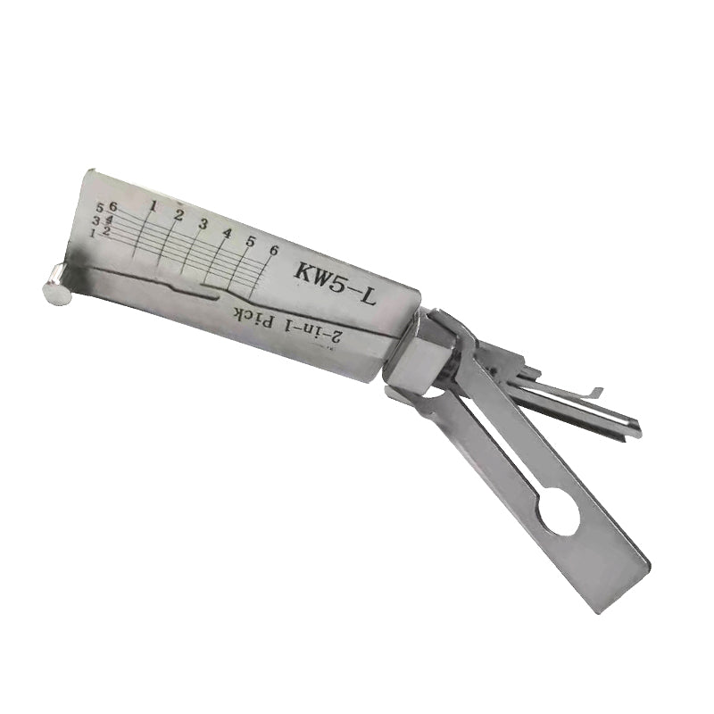 KW5-L Original Lishi Lock Pick Key Decoder Reader Locksmith Tool