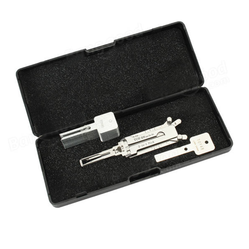 TOY48 Lishi 2 in 1 Auto Car Pick and Decoder Lock Pick Set for Lexus, Toyota, New Subaru, Crown, Highlander Smart Card