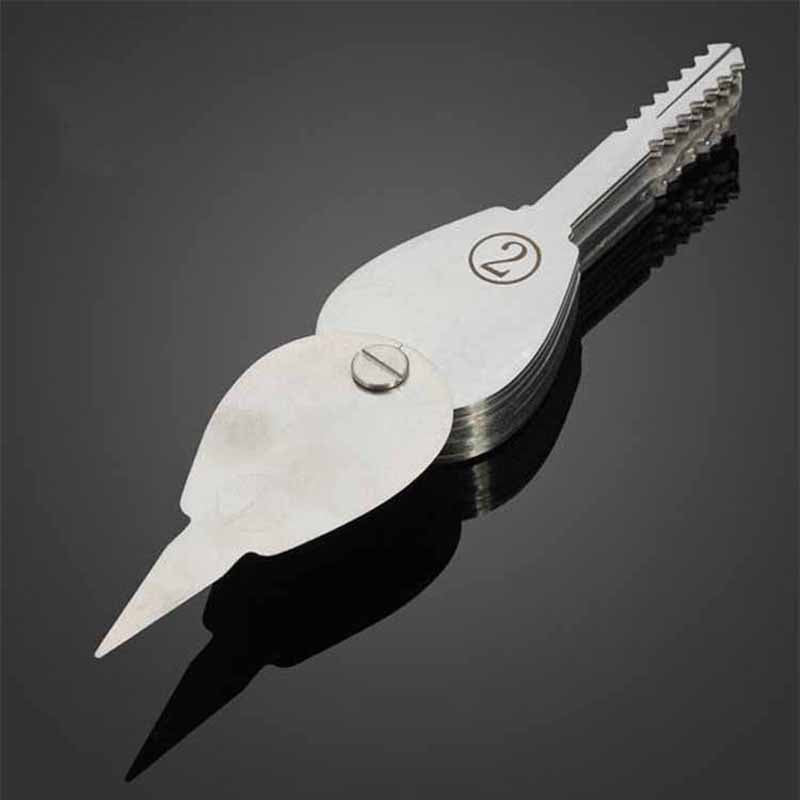 20PSC Stainless Steel Double Sided Locksmith Tools Set Foldable Car Lock Opener Lock Pick Set Lockpick Professional Extractor Tools