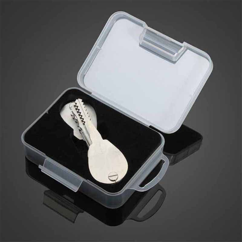 20PSC Stainless Steel Double Sided Locksmith Tools Set Foldable Car Lock Opener Lock Pick Set Lockpick Professional Extractor Tools