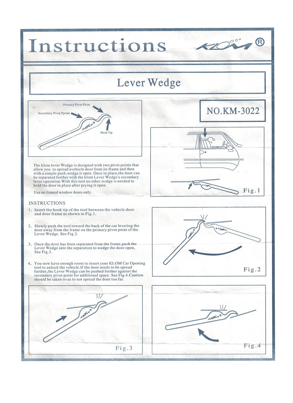 Green Set Durable Nylon Wedge Crowbar Locksmith Tool Master Lock Car locksmith Tools