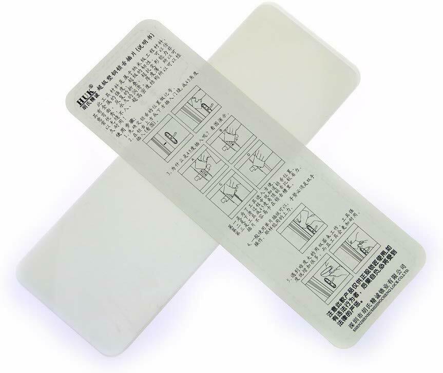 5pcs/lot 230x80mm Plastic-Steel Locksmith Tools Insert Sheet Locksmith Nano Plastic Steel Door Joggling Bypass Tools Opener