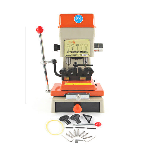Key Duplicating Machine 339C Key Copy Machine Car Door Key Automatic Key Cutting Machine With Full Set Cutters For Locksmith Tools DEFU 339C
