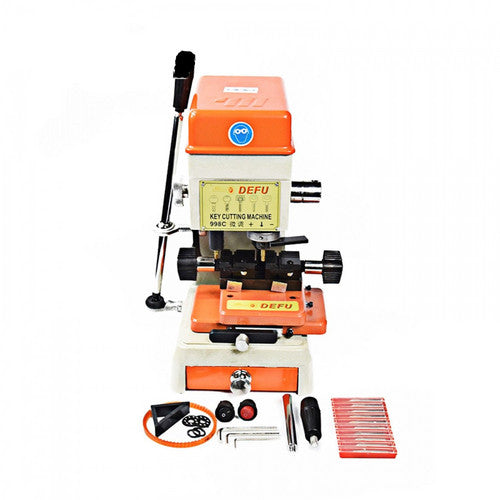 Key Duplicating Machine Key Copy Machine Car Door Key Automatic Key Cutting Machine With Full Set Cutters For Locksmith Tools DEFU 998C
