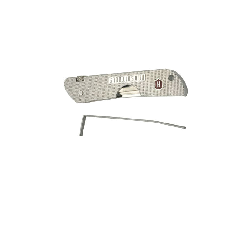 Foldable Lock Pick Tool with LED Knife type for Locksmith Door Lock Opener Locksmith Tool Lock Pick Set