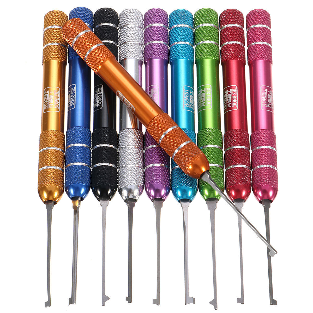 12 in 1 Locksmith Practice Tool Lock Opener Tool Set Keys Remove Tools Lock repair Tools