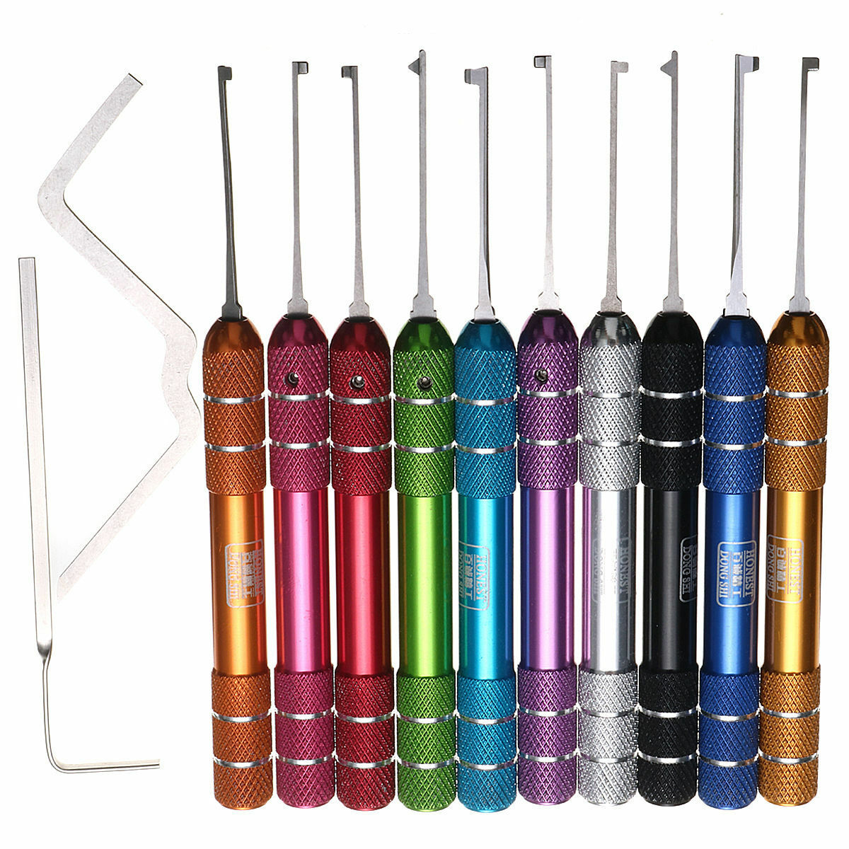 12 in 1 Locksmith Practice Tool Lock Opener Tool Set Keys Remove Tools Lock repair Tools