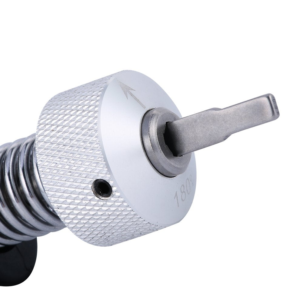 HUK Straight Shank Civil Plug Spinner Quick Turning Tools Locksmith Tool, 180℃ Lock Pick Plug Spinner, Turning Lock Opener Tool