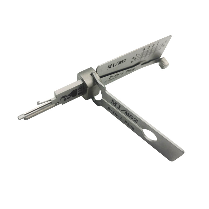 M1/MS2 Original Lishi Lock Pick Key Decoder Reader Locksmith Tool for M1/MS2 Master Lock