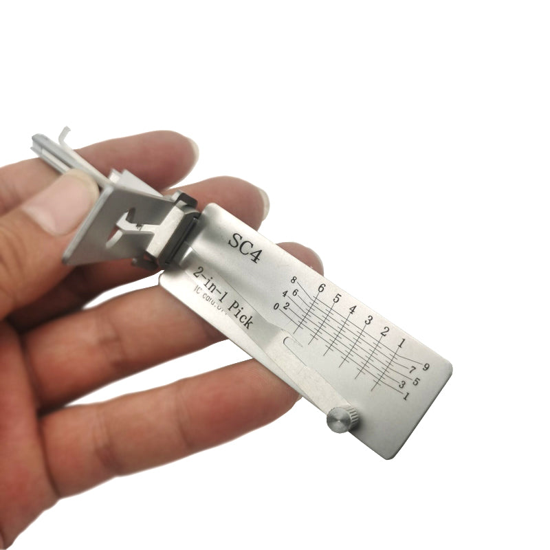 SC4 Original Lishi Lock Pick Key Decoder Reader Locksmith Tool for Schlage SC4