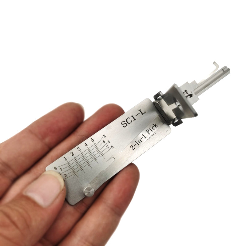 SC1-L Original Lishi Lock Pick Key Decoder Reader Locksmith Tool