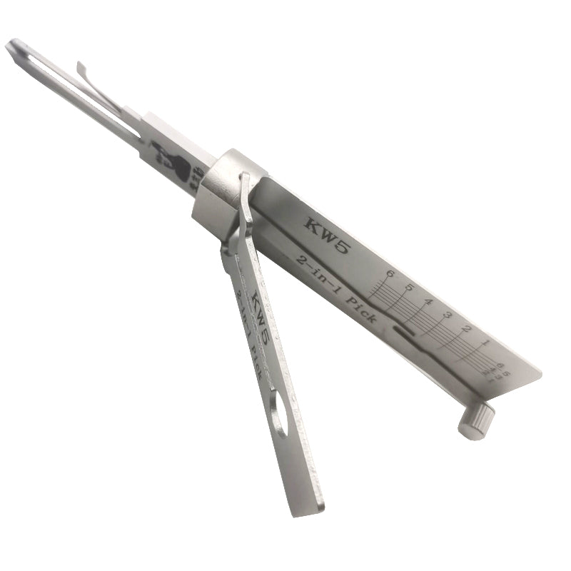 KW5 Original Lishi Lock Pick Key Decoder Reader Locksmith Tool for Kwikset and several other companies.