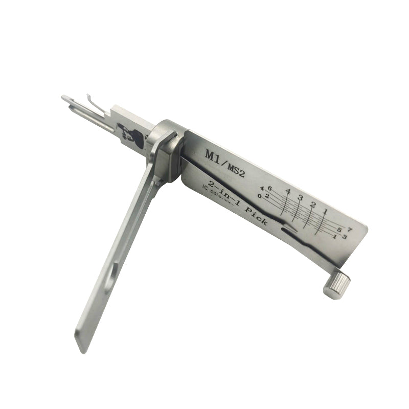 M1/MS2 Original Lishi Lock Pick Key Decoder Reader Locksmith Tool for M1/MS2 Master Lock