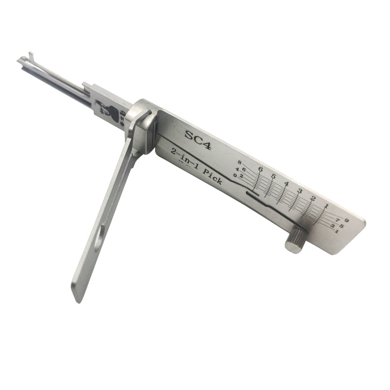 SC4 Original Lishi Lock Pick Key Decoder Reader Locksmith Tool for Schlage SC4