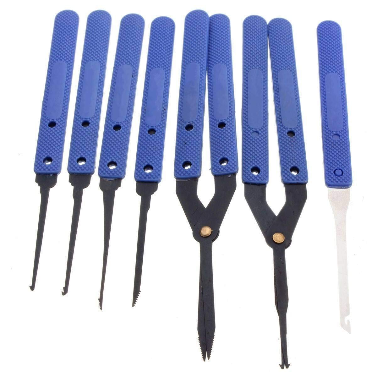 KLOM Broken Keys Removal Kit Set Locksmith Tools Easy Remove Key Out Of Lock Broken Key Extractor Set Broken Key Remove Tools Lock Repair Tools