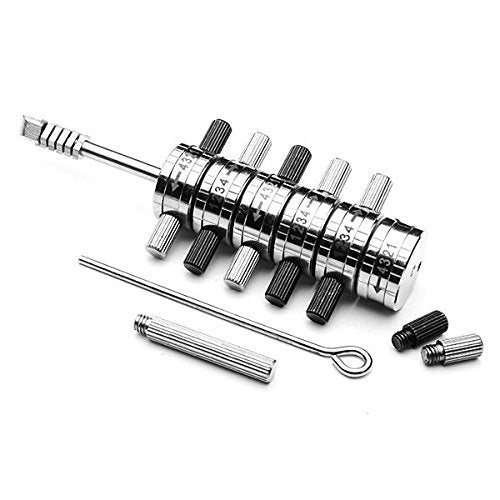 6 Cylinder Reader Car Ford Jaguar Lock Pick and Decoder Tools Automotive Locksmith Tool