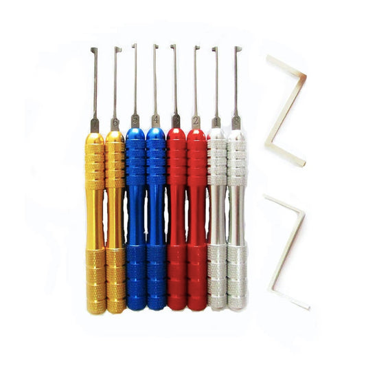 10pcs Tools HUK 8 Cut Premium Tibbe Pick and Decoder Tibbe LockPick Locksmith Tools for Ford black box /Lot