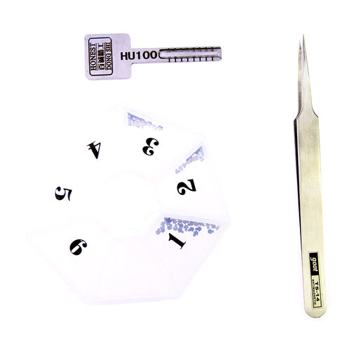 100% Genuine Honest HU100 Locksmith Supplies Car key Moulds For New Buick/Cruze/Cadillac/Malibu Car Key Duplicating Locksmith Tools Lock Pick