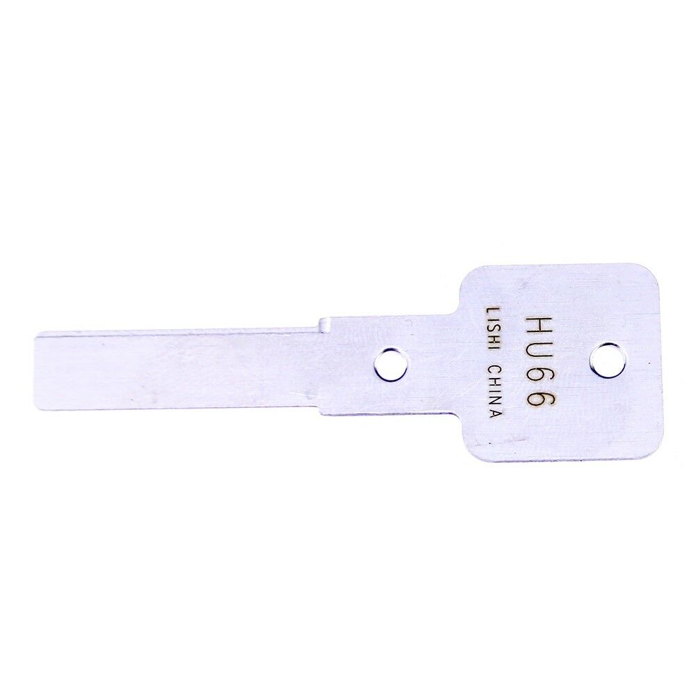 HU66 V.3  Lishi 2 in 1 Auto Car Pick and Decoder Lock Pick Set for Audi/ Ford/ Porsche/ Seat/ Skoda/  Volkswagen/ Audi USA/  Volkswagon USA, Locksmith Pick Lock Tool
