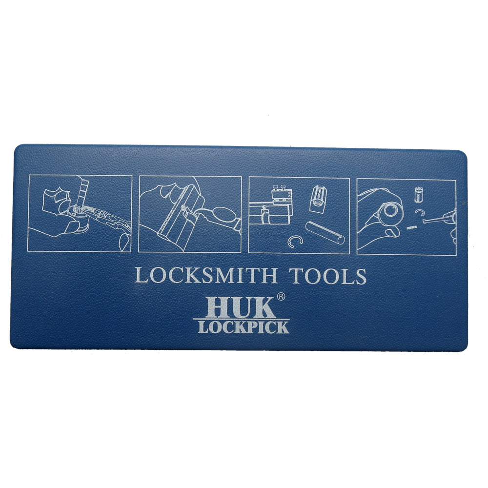 Original HUK Professional 12 in 1 HUK Lock Disassembly Tool Locksmith Tools Kit Remove Lock Repairing Pick Set Lock Repair Tool Kit
