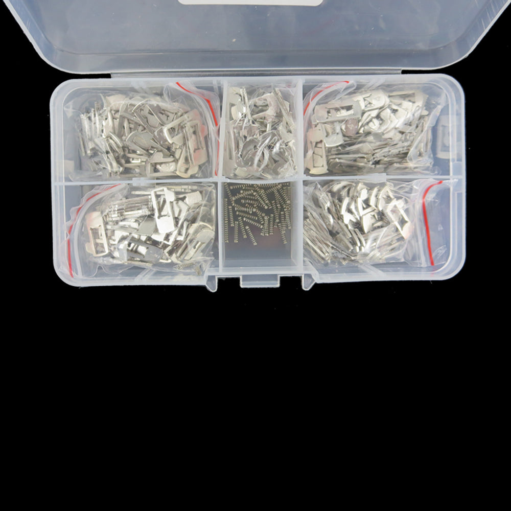 200pcs/lot HY16 Car Lock Reed Locking Plate For Hyundai Elantra For Kia K2 K3 Forte Key Lock Repair Accessories Copper Keying Kit, Car Lock Reed Lock Plate Auto Lock Repair Locksmith Supplies