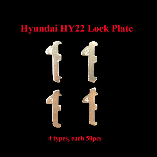 200pcs/lot HY22 Car Lock Reed Locking Plate For HYUNDAI/IX30/35/S8/K5/Verna/New Sportage Key Lock Repair Accessories Copper Keying Kit, Car Lock Reed Lock Plate Auto Lock Repair Locksmith Supplies