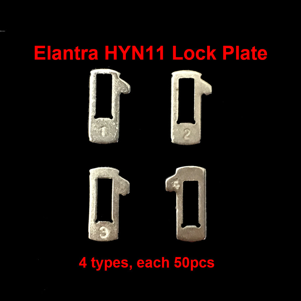 200pcs/lot HYN11 Car Lock Reed Locking Plate For Hyundai Elantra NO 1.2.3.4 Each 50PCS Key Lock Repair Accessories Copper Keying Kit, Car Lock Reed Lock Plate Auto Lock Repair Locksmith Supplies
