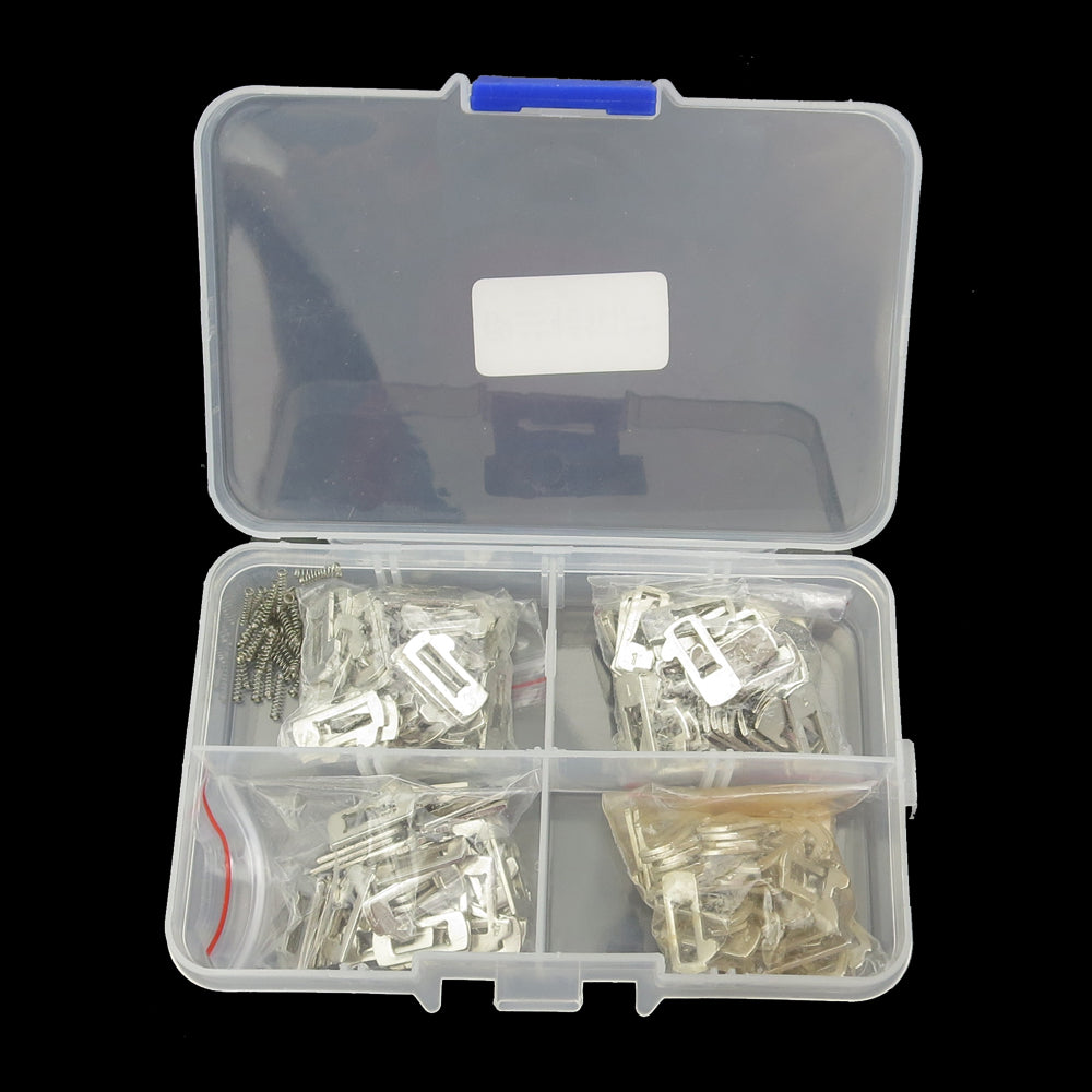 200pcs/lot HYN11 Car Lock Reed Locking Plate For Hyundai Elantra NO 1.2.3.4 Each 50PCS Key Lock Repair Accessories Copper Keying Kit, Car Lock Reed Lock Plate Auto Lock Repair Locksmith Supplies