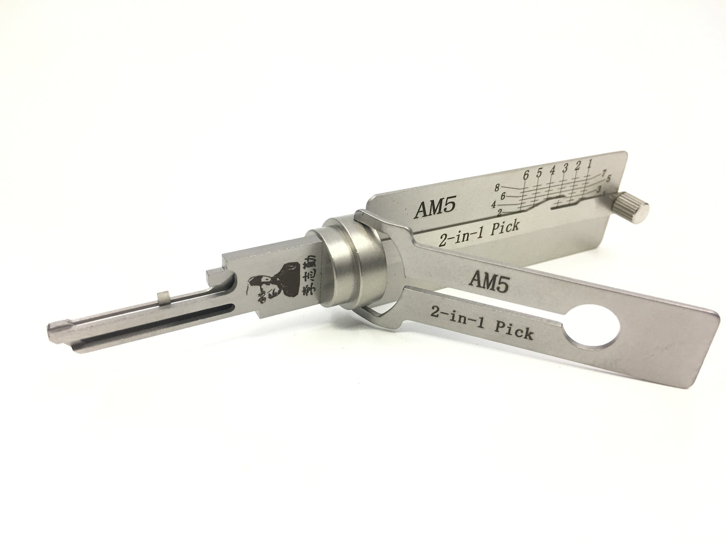 AM5 Original Lishi Lock Pick Key Decoder Reader Locksmith Tool for American Padlock with the AM5 Keyway