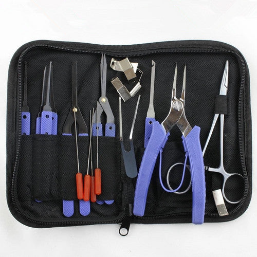 KLOM Broken Keys Removal Kit Set Locksmith Tools Easy Remove Key Out Of Lock Broken Key Extractor Set Broken Key Remove Tools Lock Repair Tools