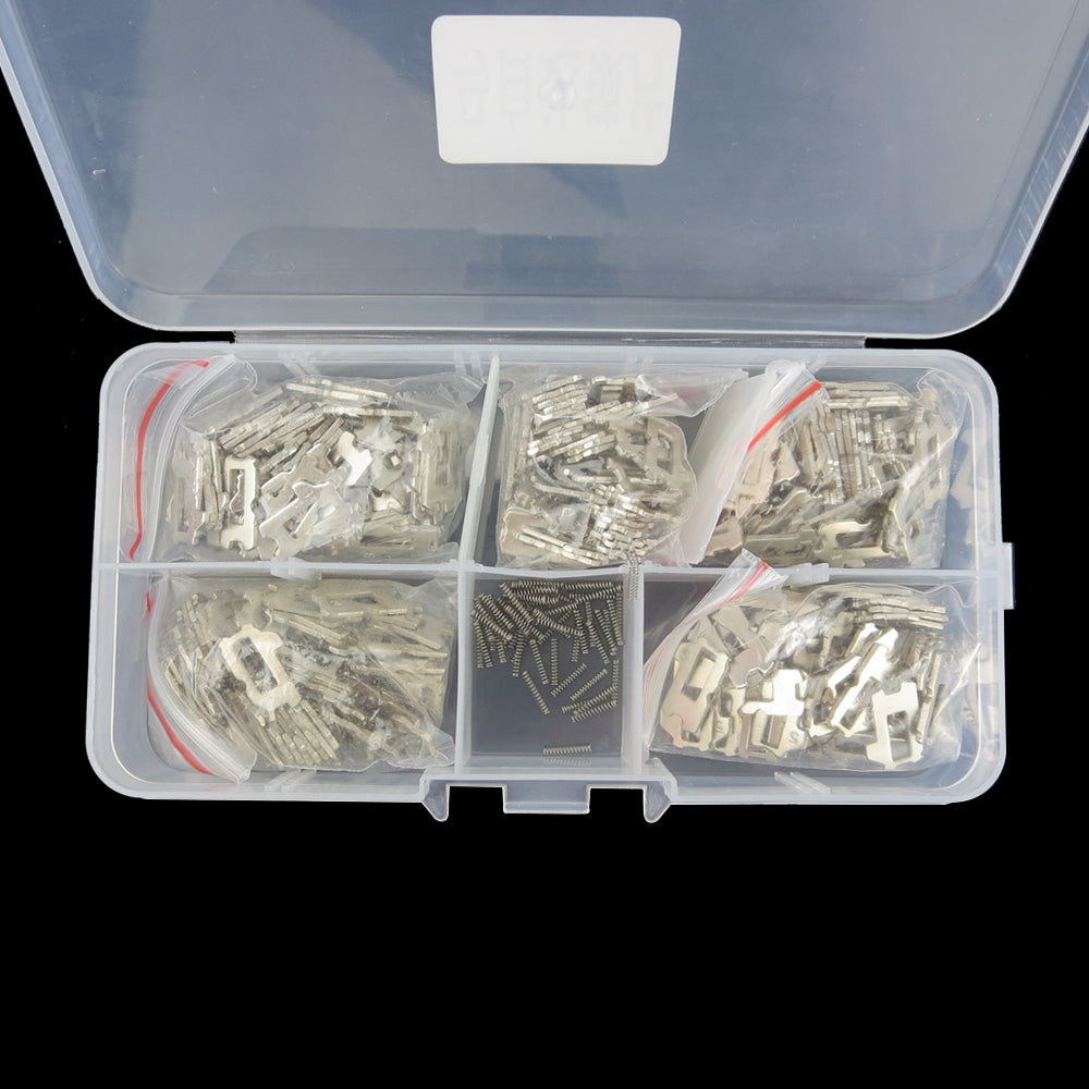 200pcs/lot MAZ24 Car Lock Reed Locking Plate For Mazda Auto Car Key Lock Repair Accessories Copper Keying Kit, Car Lock Reed Lock Plate Auto Lock Repair Locksmith Supplies