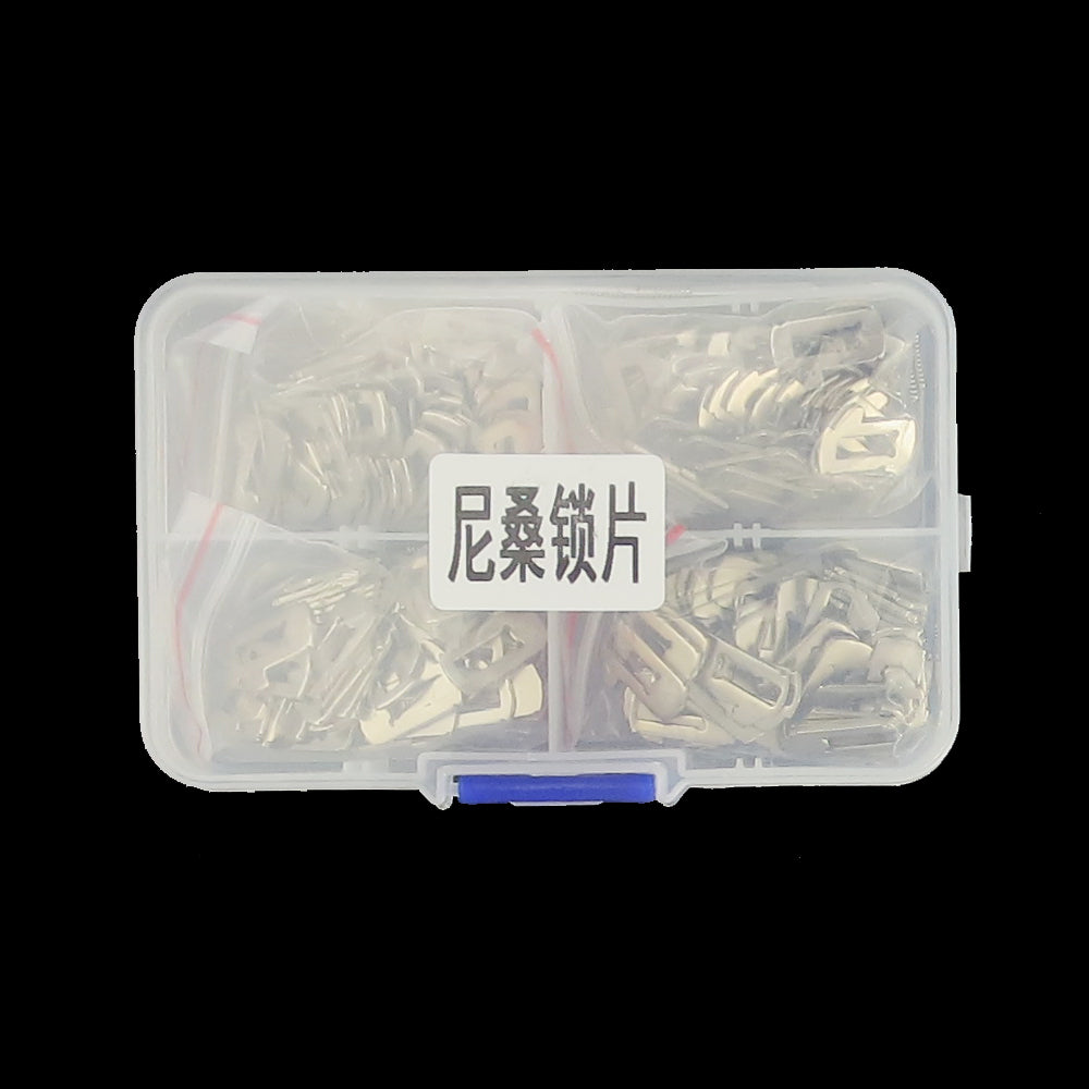 200pcs/lot NSN14 Car Lock Reed Locking Plate For Nissan Car Key Lock Repair Accessories Copper Keying Kit, Car Lock Reed Lock Plate Auto Lock Repair Locksmith Supplies