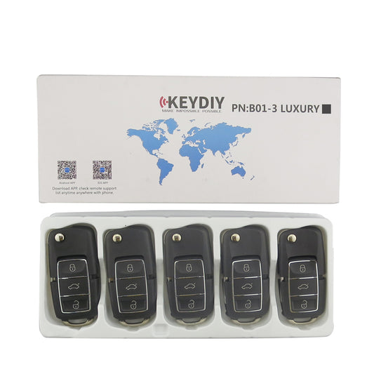 5pcs/lot Black B01 3 Button KD900 Remote Key For KEYDIY KD900 KD900+ KD200 URG200 Mini KD Remote Control Locksmith Supplies